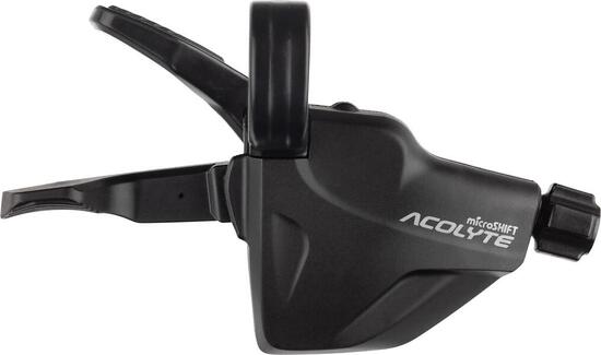 MicroShift Acolyte Quick Trigger Pro rechtsschakelaar 1x8-speed zwart