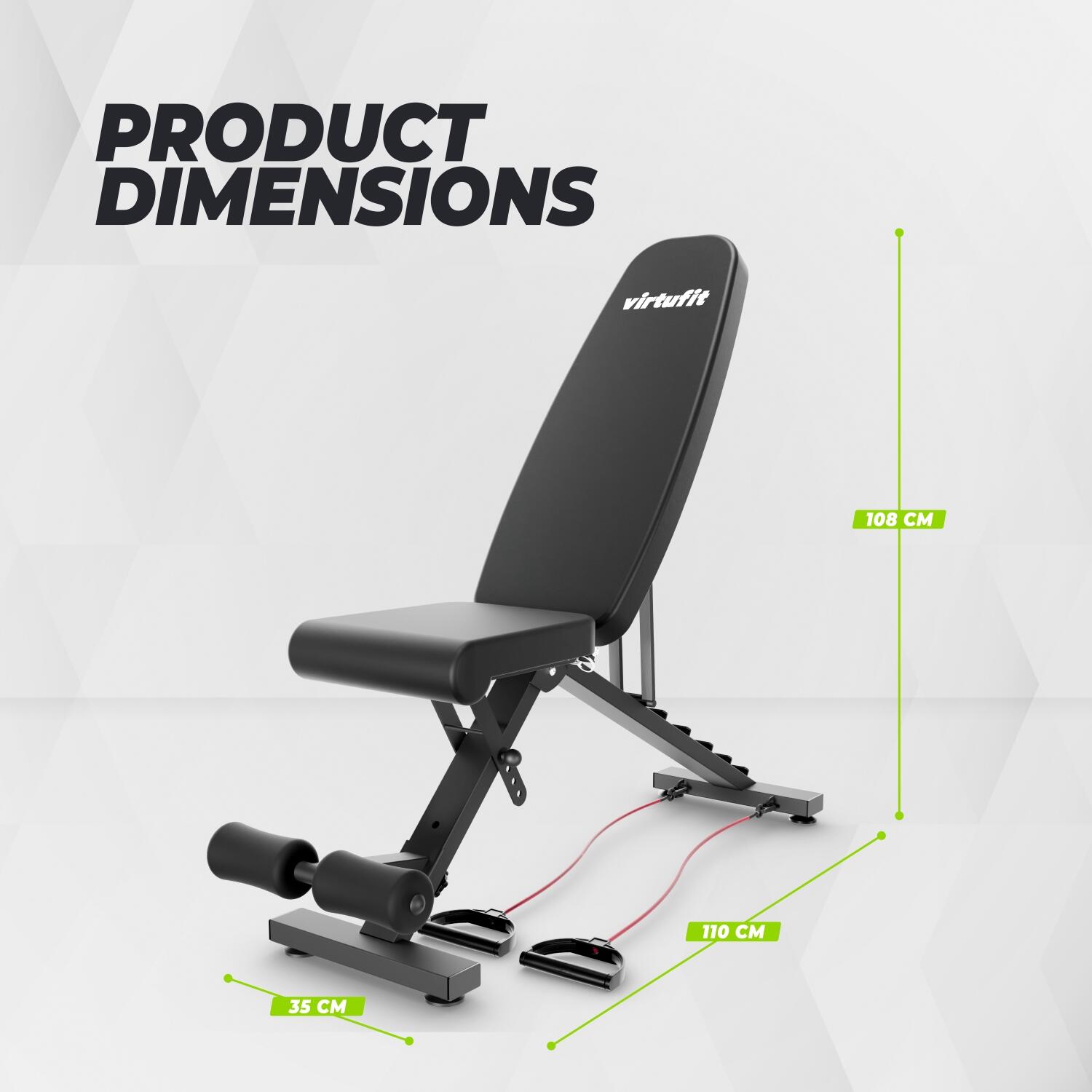 Banc de fitness pliable et réglable FB100 5/7