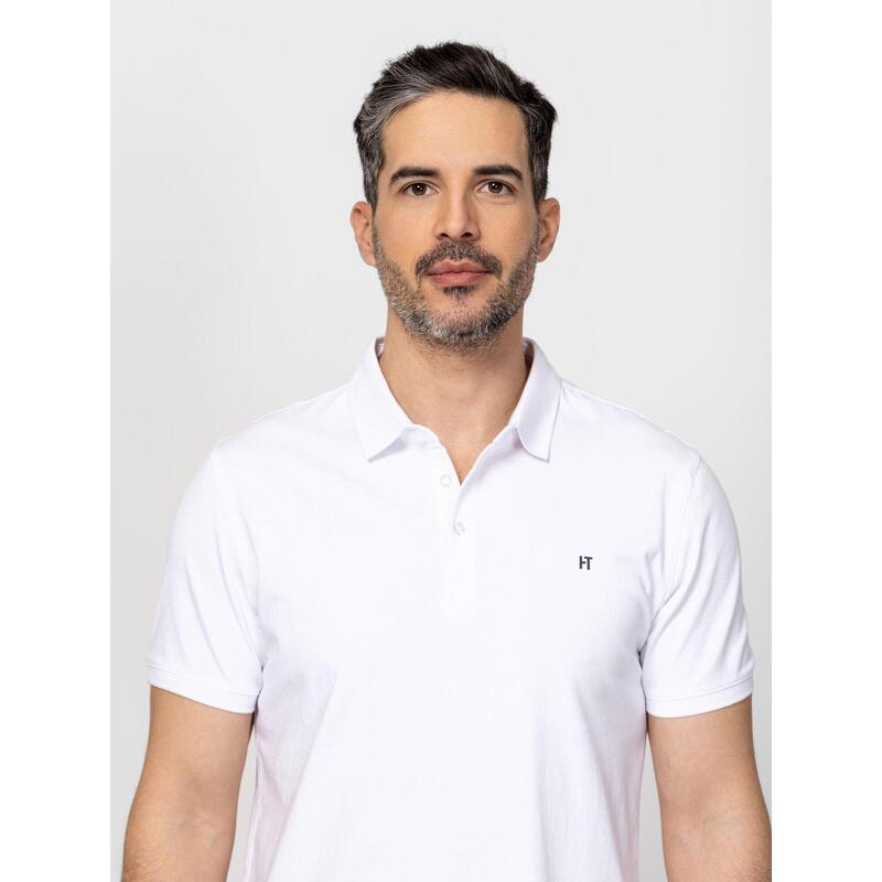 Tricou cu mânecă scurtă, cu guler, pentru bărbați DERS