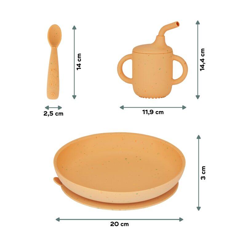 Silikonová jídelní sada Grown-Up MEAL SET Little Arty 2/7