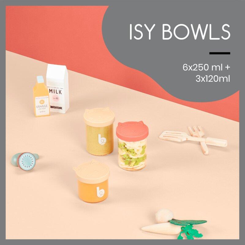 Skleněné misky s víčky ISY BOWLS 6x 250ml + 3x 120ml 6/7