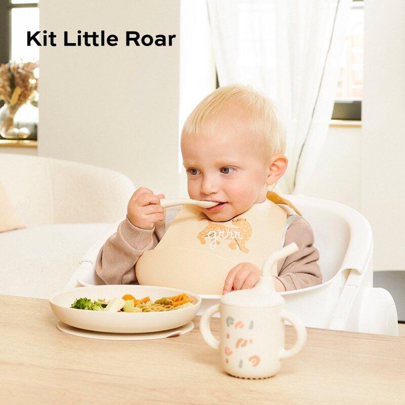 Silikonová jídelní sada Grown-Up MEAL SET Little Roar 3/7