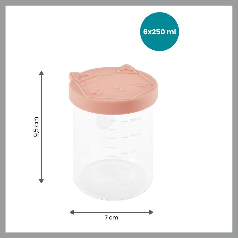 Skleněné misky s víčky ISY BOWLS 6x 250ml 2/7