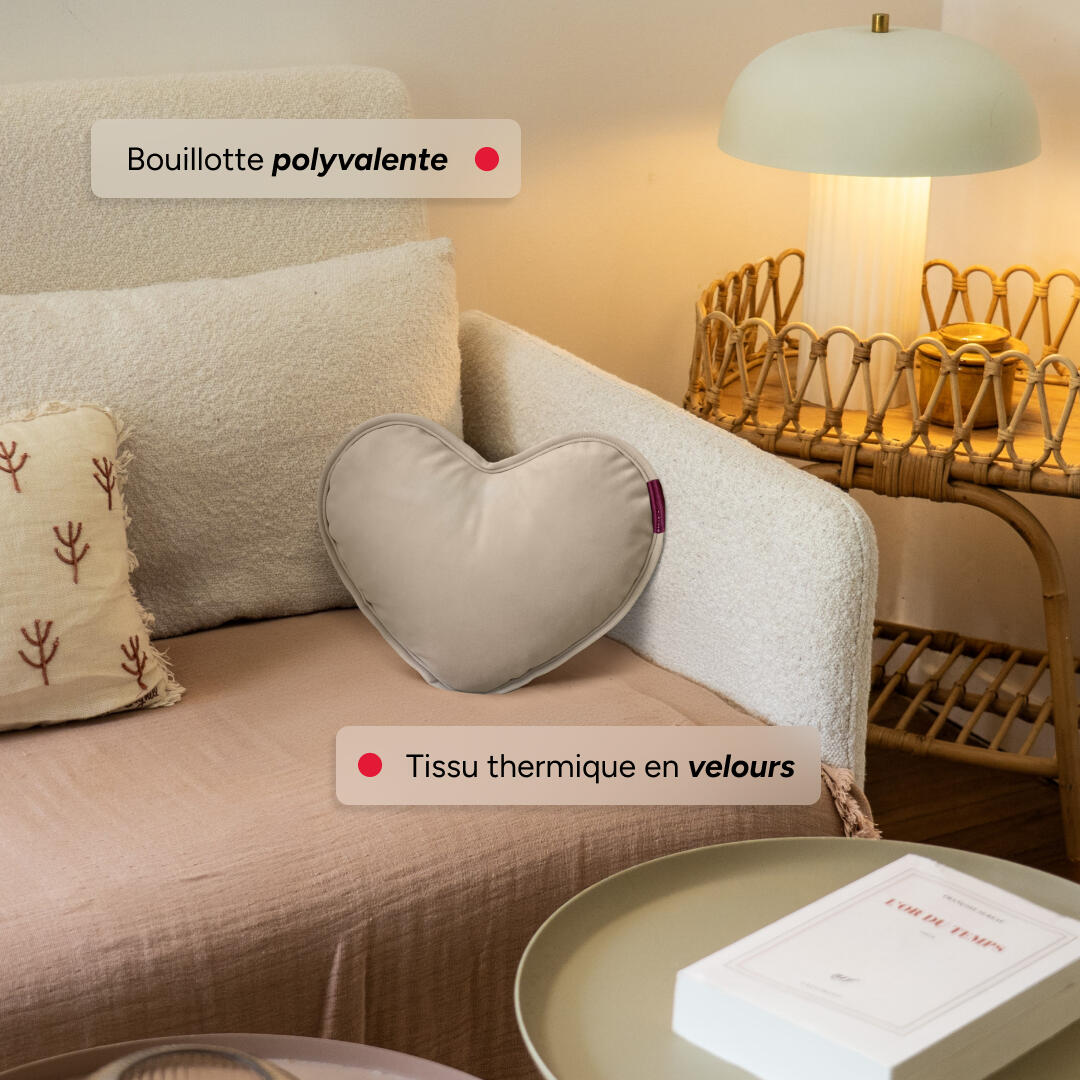 Bouillotte électrique WITH LOVE - Chaleur apaisante pour soulager les douleurs 3/6