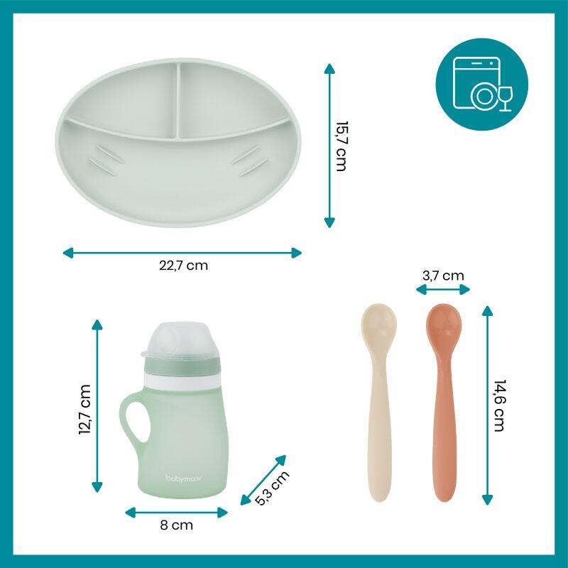 Silikonová jídelní sada GROW´ISY KIT 2/7