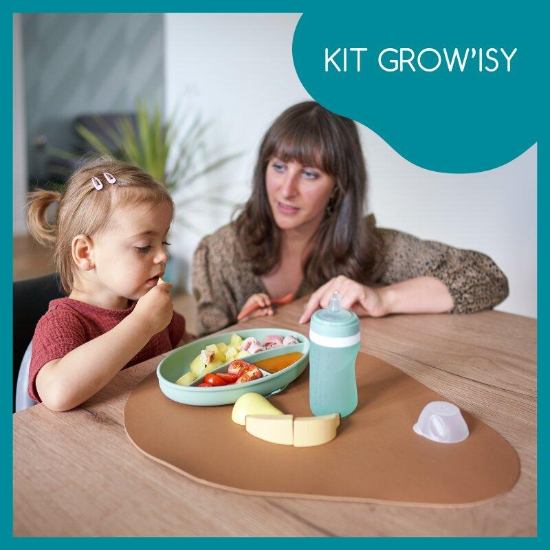 Silikonová jídelní sada GROW´ISY KIT