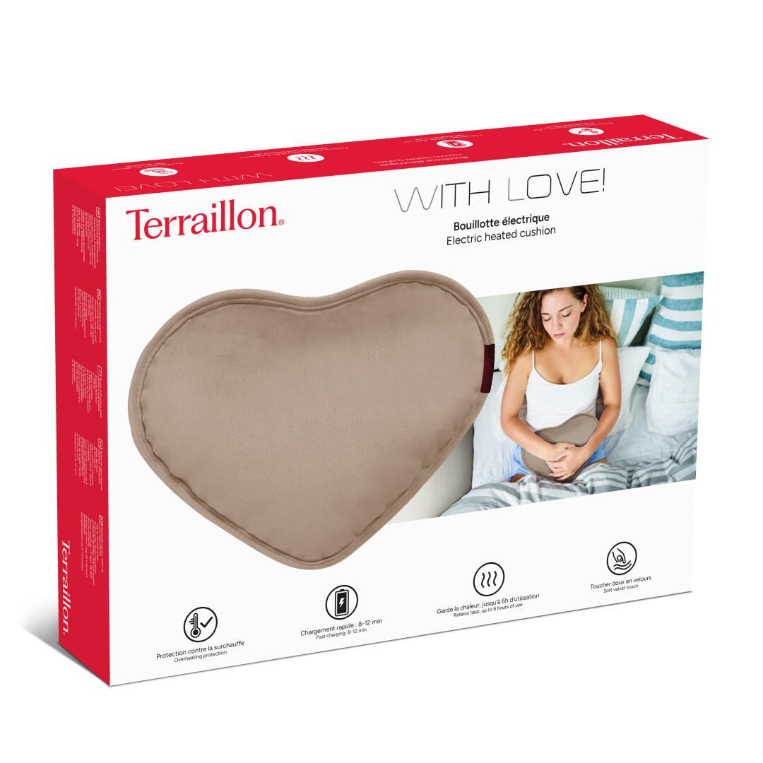 Bouillotte électrique WITH LOVE - Chaleur apaisante pour soulager les douleurs 6/6