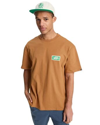 Camiseta de manga corta SERENITY SPLASH Beige Hombre