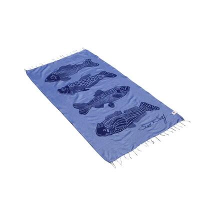 FOUTA IMPRIMÉ - POISSONS