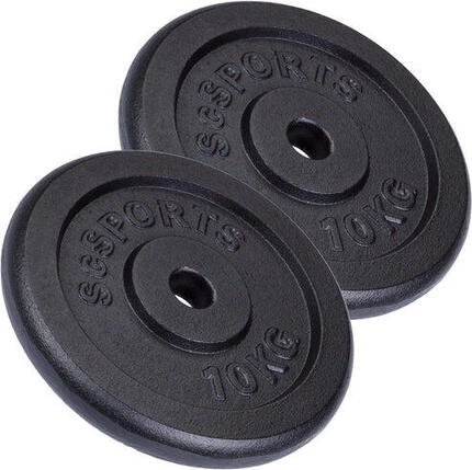 Disque musculation fonte 2x30kg