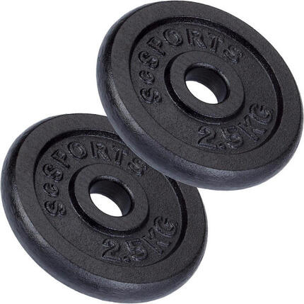 Disque musculation fonte 2x30kg