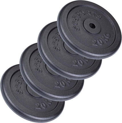 Disque musculation fonte 2x30kg