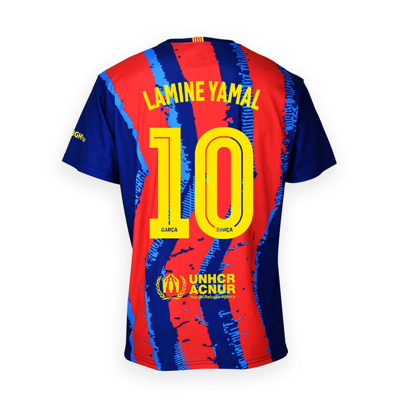 FC Barcelona 25-26 prémium 4. számú idegenbeli mez, replika - LAMINE YAMAL 10 3/7