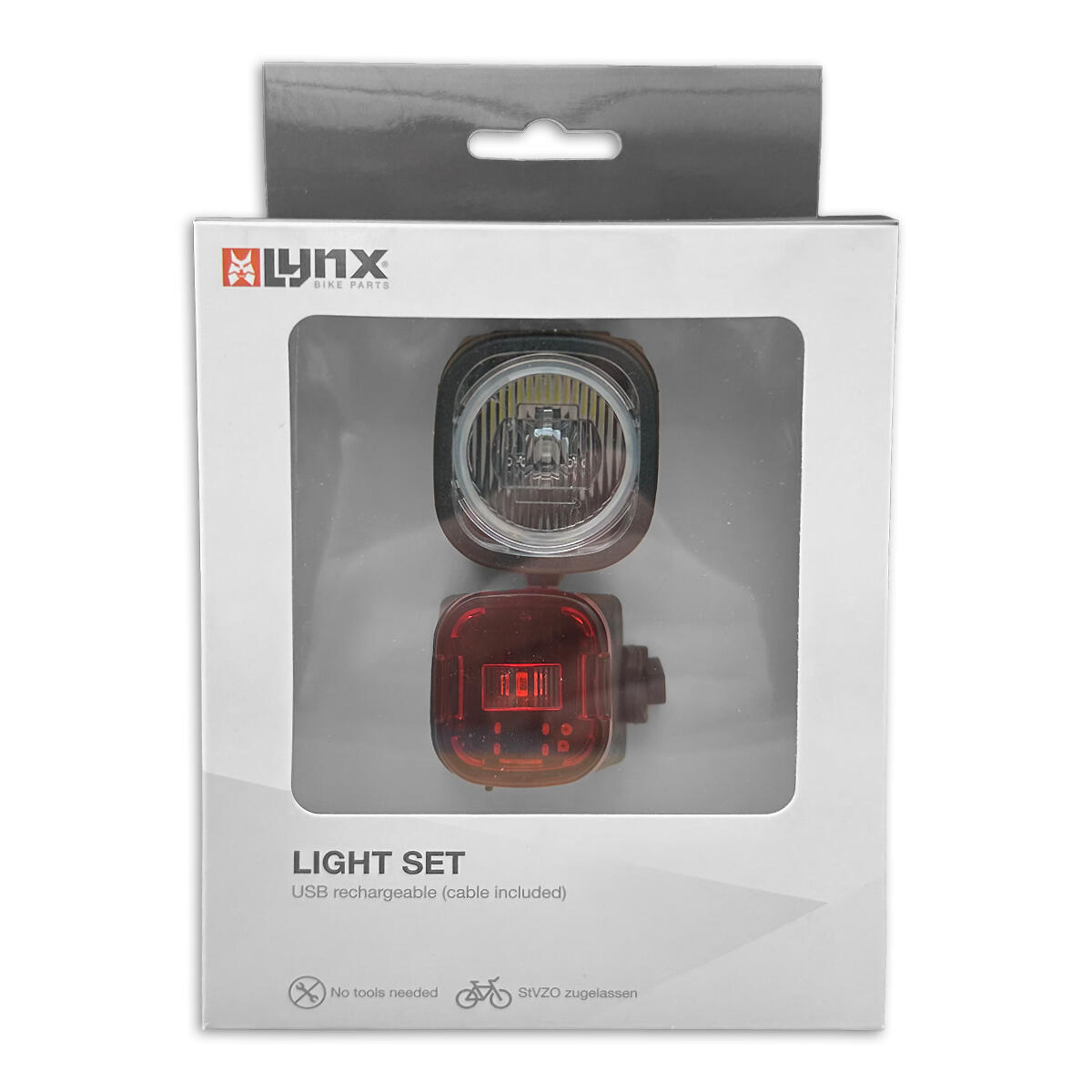 Juego de Iluminación Lynx USB Nightjar 30 Lux para Bicicletas 4/7
