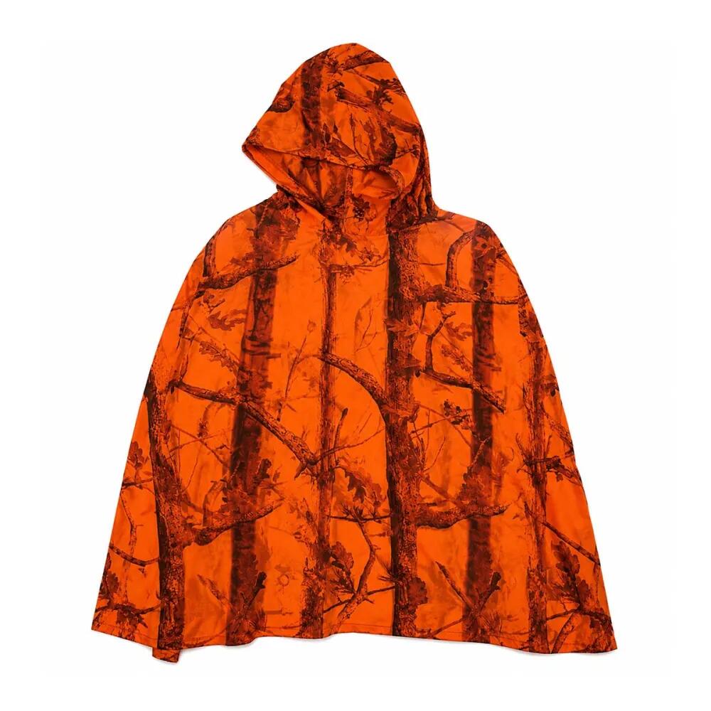 Pèlerine Dinan Ghost imperméable polyuréthane orange blaze&black 2/5