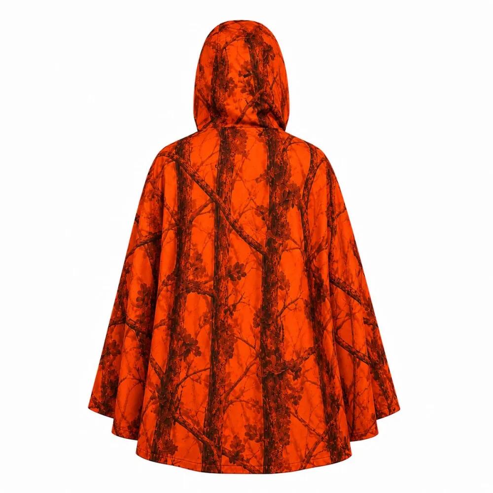 Pèlerine Dinan Ghost imperméable polyuréthane orange blaze&black 5/5