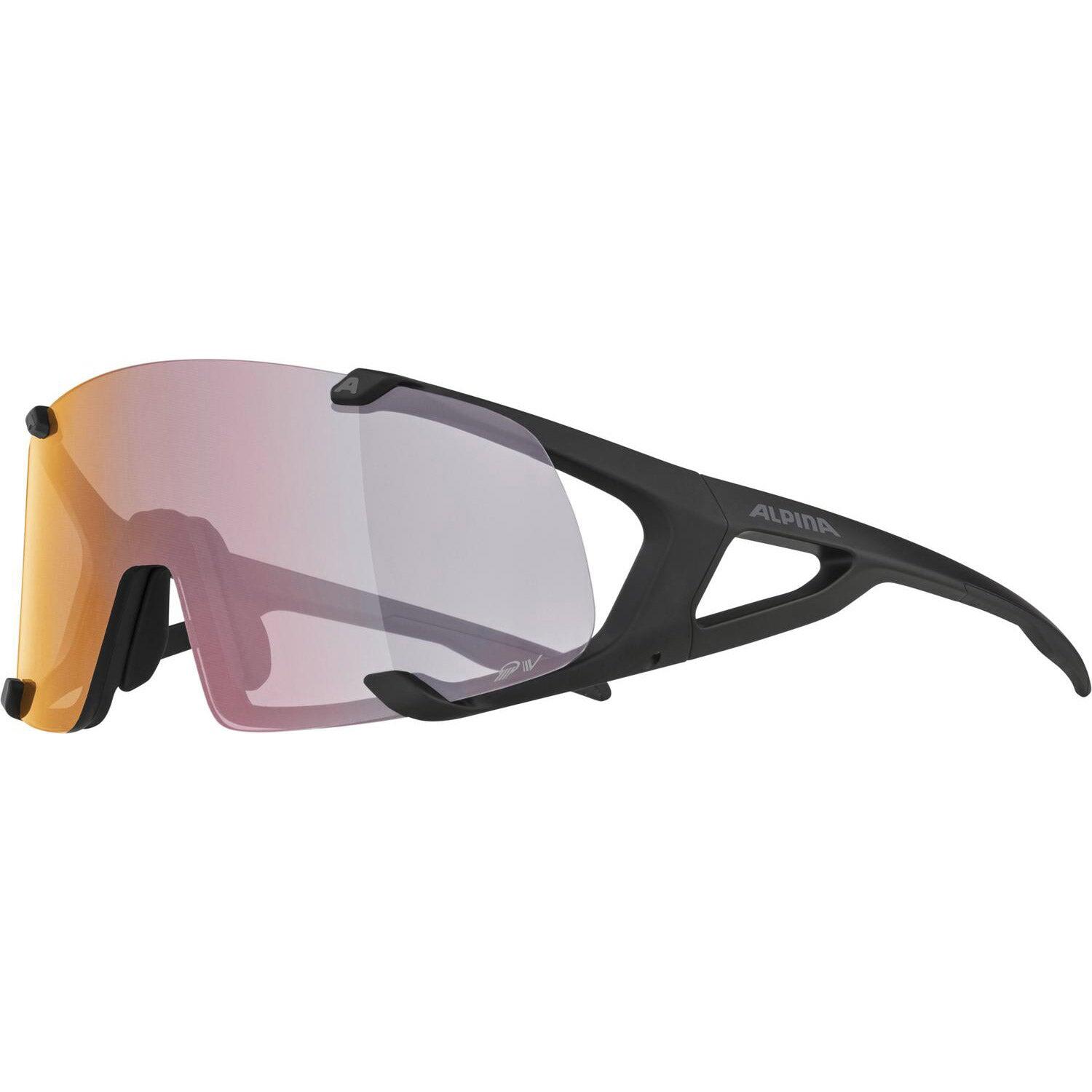 Lunettes de soleil Alpina Hawkeye S QV avec miroir arc-en-ciel 2/4