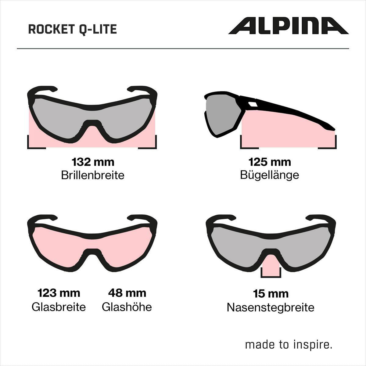 Sports olympiques Sports Alpina Sports Sports Rocket Q-Lite Mat Black 5/5