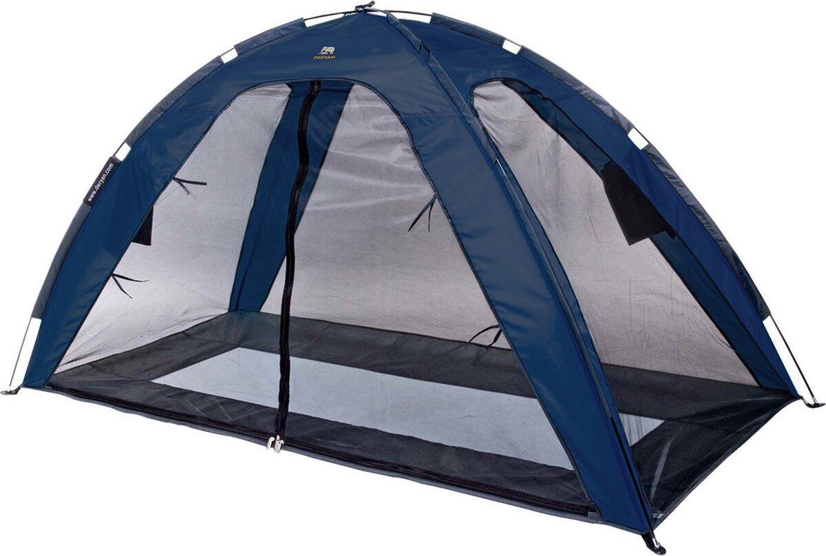 Tienda de cama con mosquitera - 200x90 cm - Malla de 1 mm - Azul marino 2/8