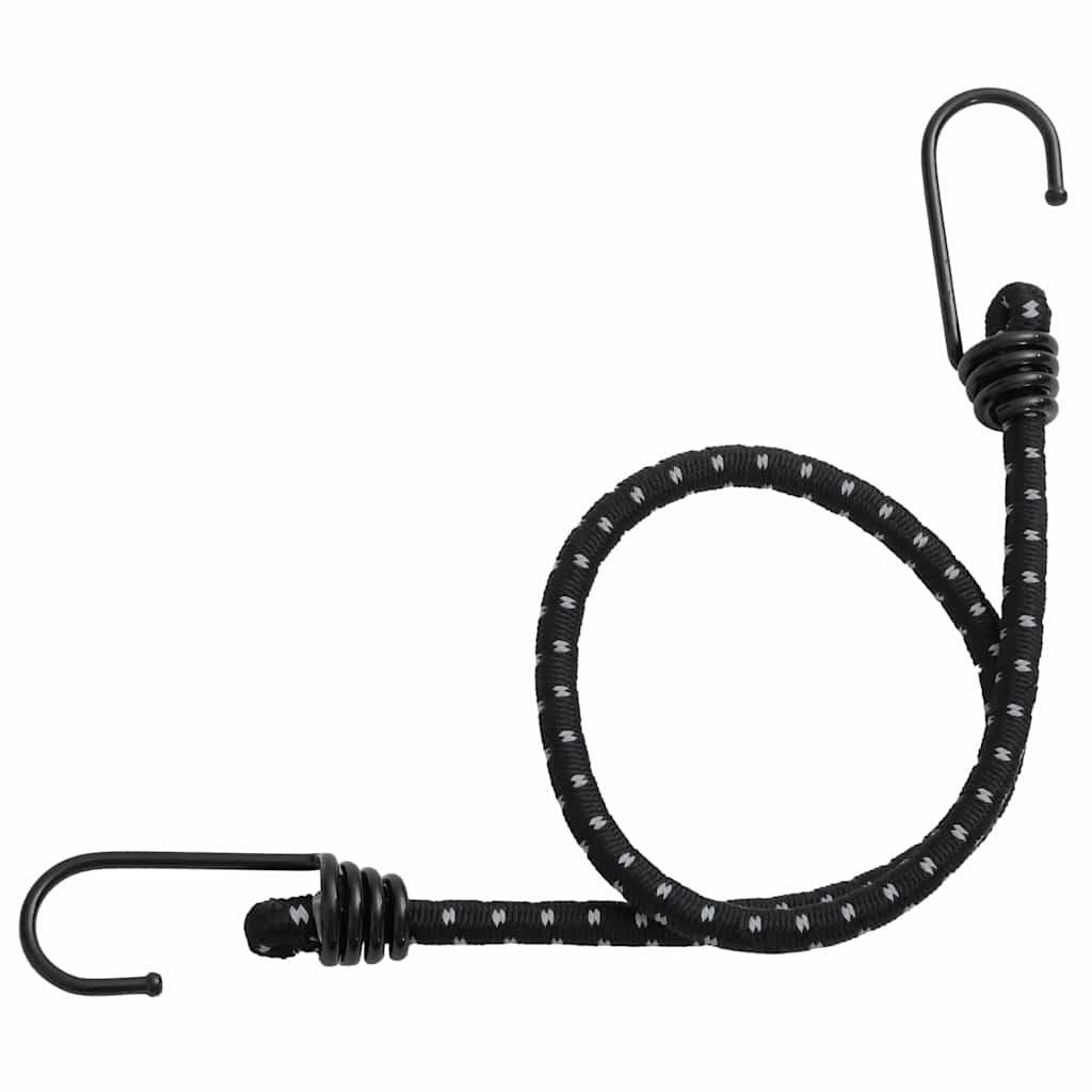 VidaXL Cintas elásticas con ganchos y tiras reflectantes, 25 uds, 46 cm. 3/3