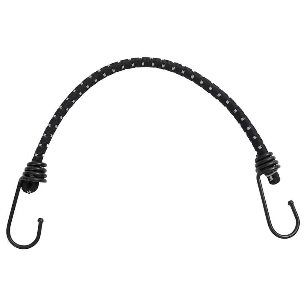 VidaXL Cintas elásticas con ganchos y tiras reflectantes, 25 uds, 46 cm. 2/3
