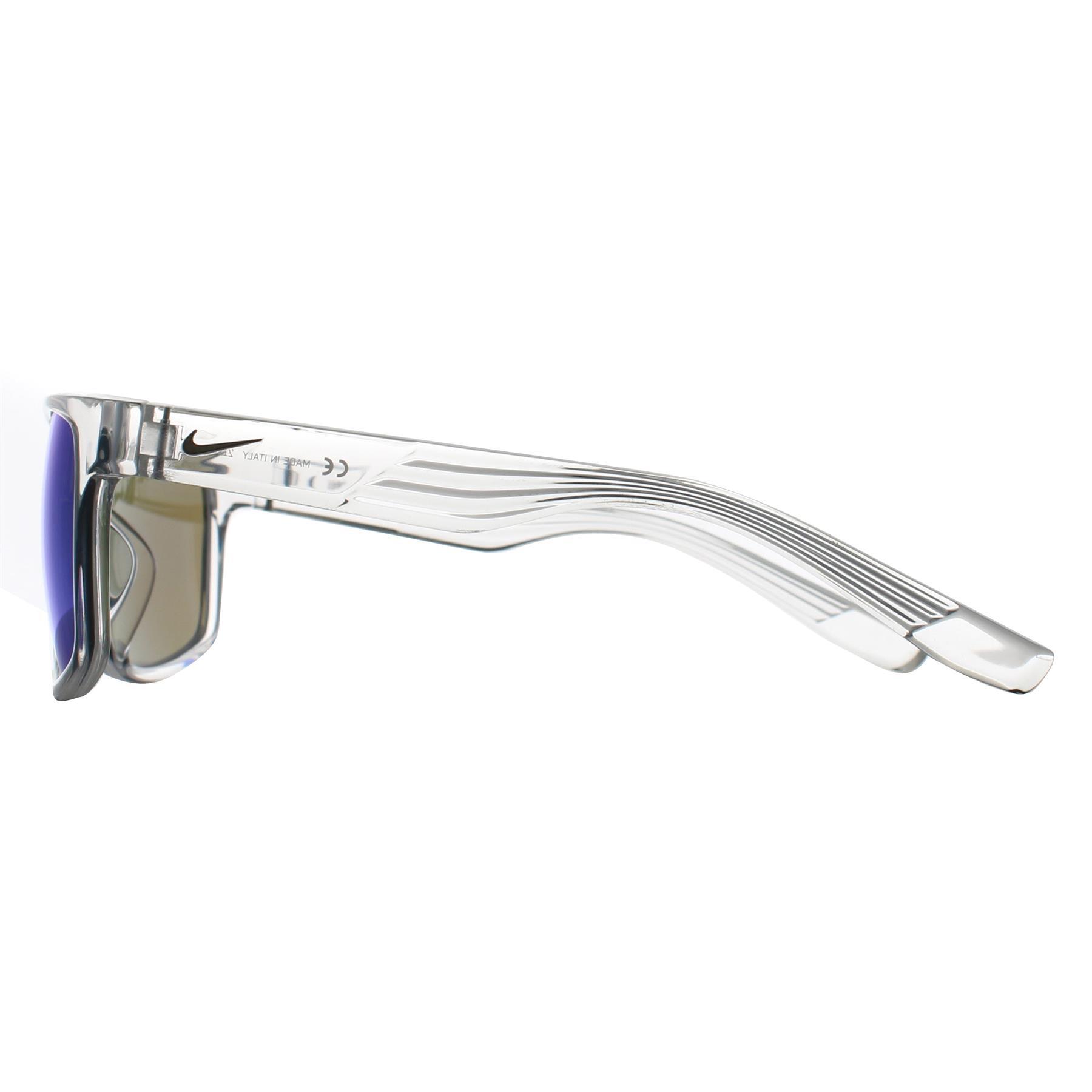 Nike Rectangular Mens Crystal Clear Frozen Blue Mirror 