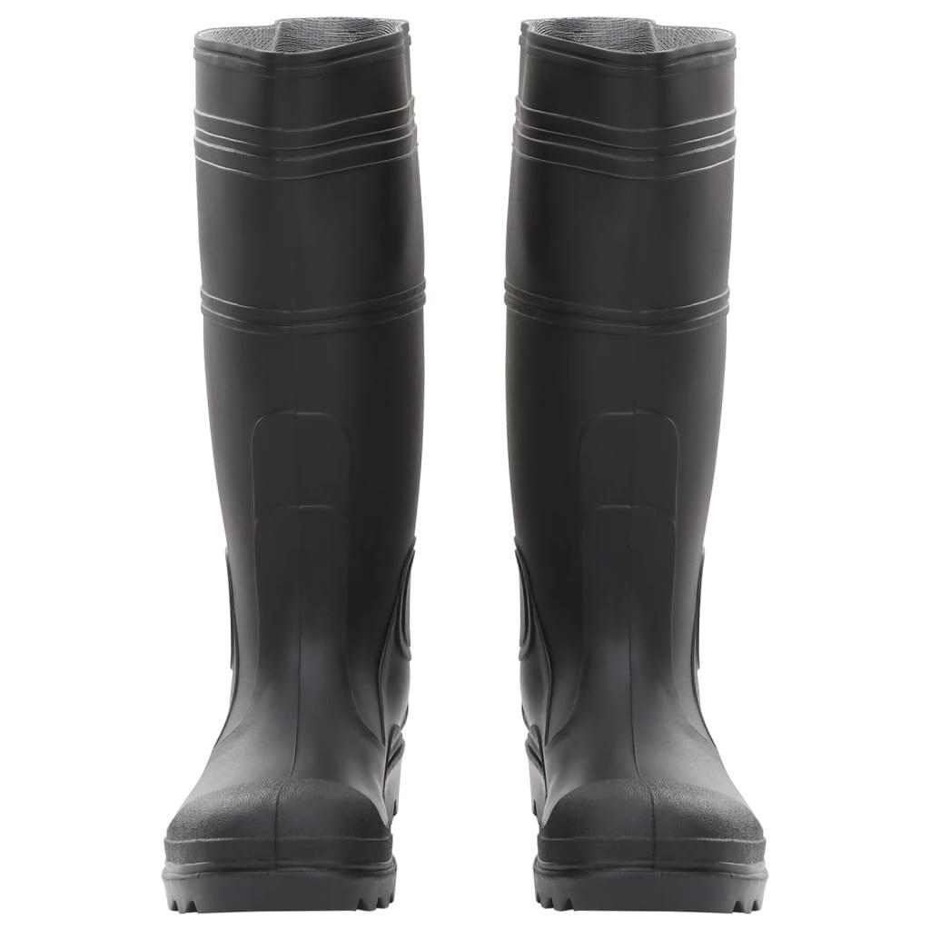 Botas de lluvia VidaXL PVC talla 40 negro 3/4