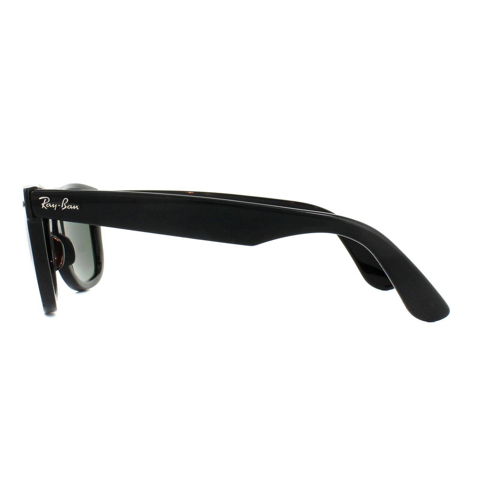 Lunettes de soleil Ray Ban RB4340 Wayfarer noires 3/6