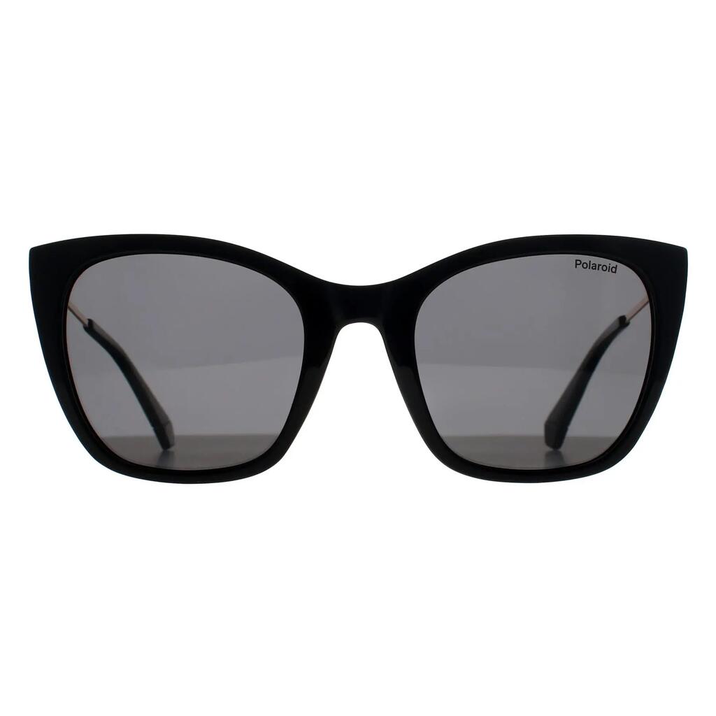 Polaroid Cat Eye Womens Black Grey Polarized PLD 4144/S/X