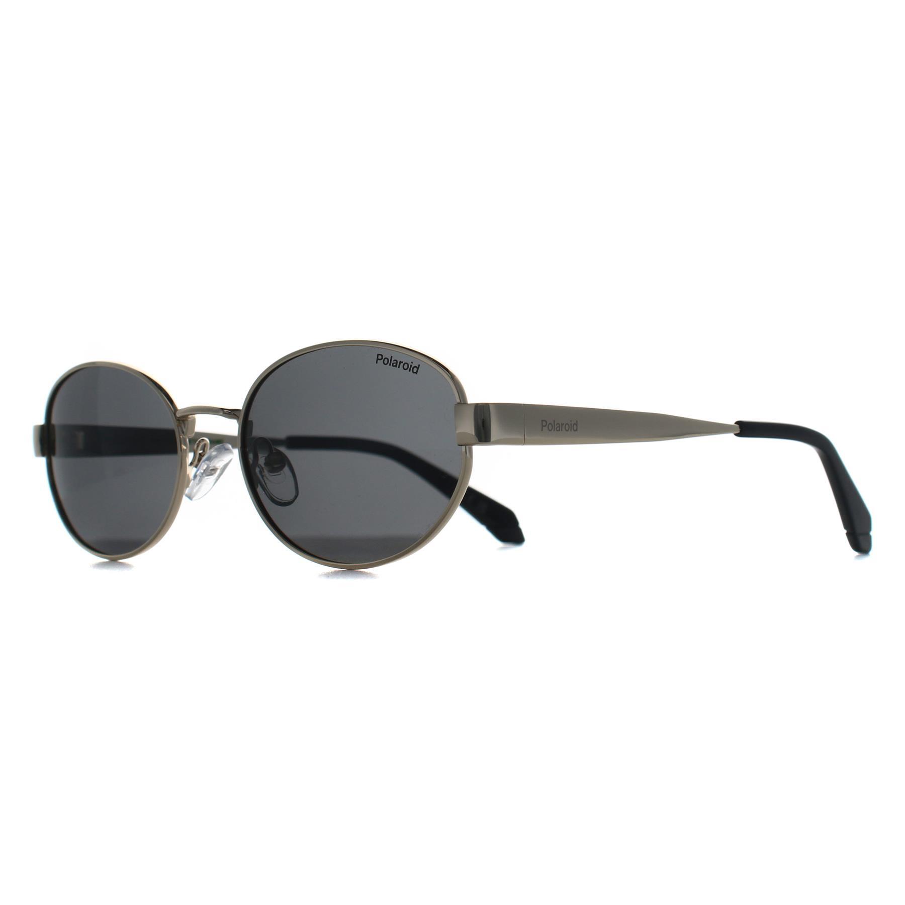 Occhiali da Sole Polaroid PLD 6254/S/X J5G Polarizzati in Metallo Donna 55 mm 2/3