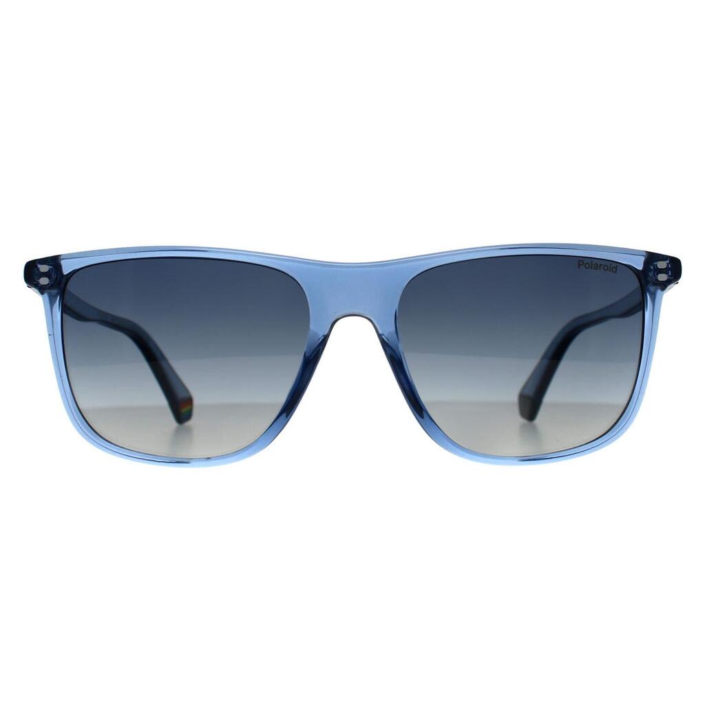 Polaroid Rectangle Mens Blue Blue Gradient Polarized PLD 6232/S