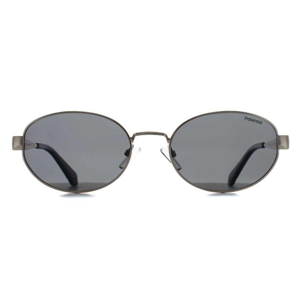 Polaroid Oval Unisex Gold Grey Polarized PLD 6254/S/X