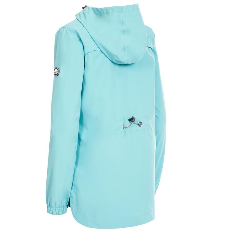 Chaqueta Impermeable Flourish para Mujer Aguamarina