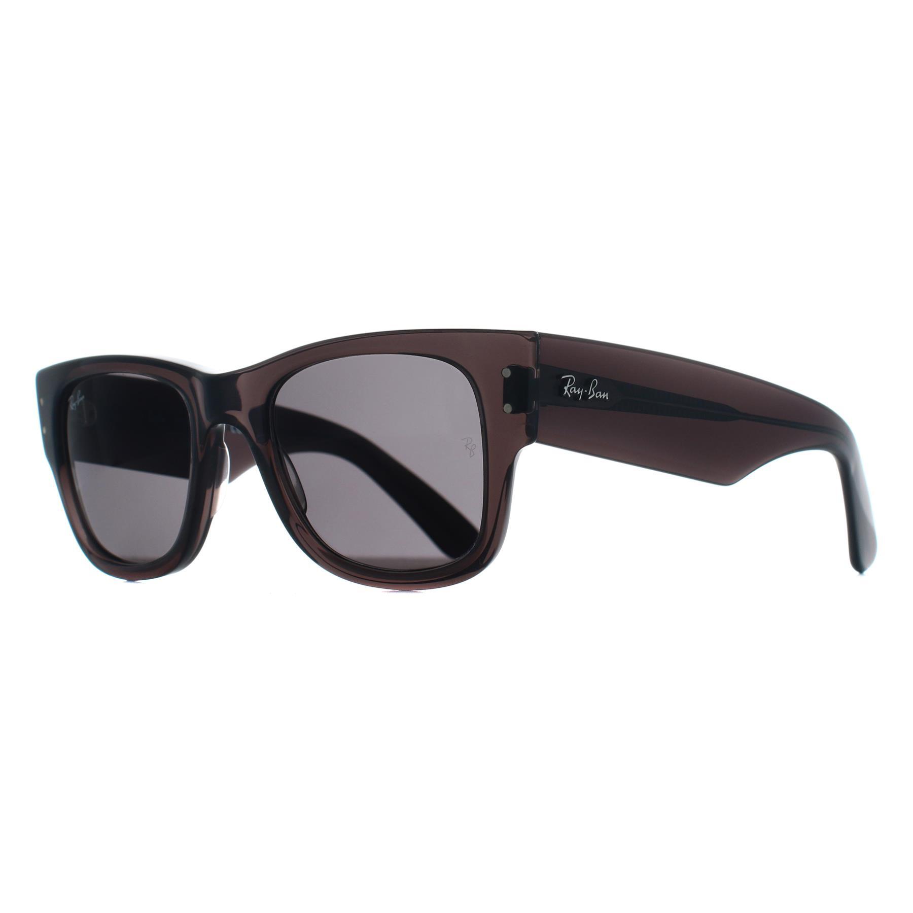 Ray Ban RB0840S Mega Wayfarer schwarze Sonnenbrille 2/6