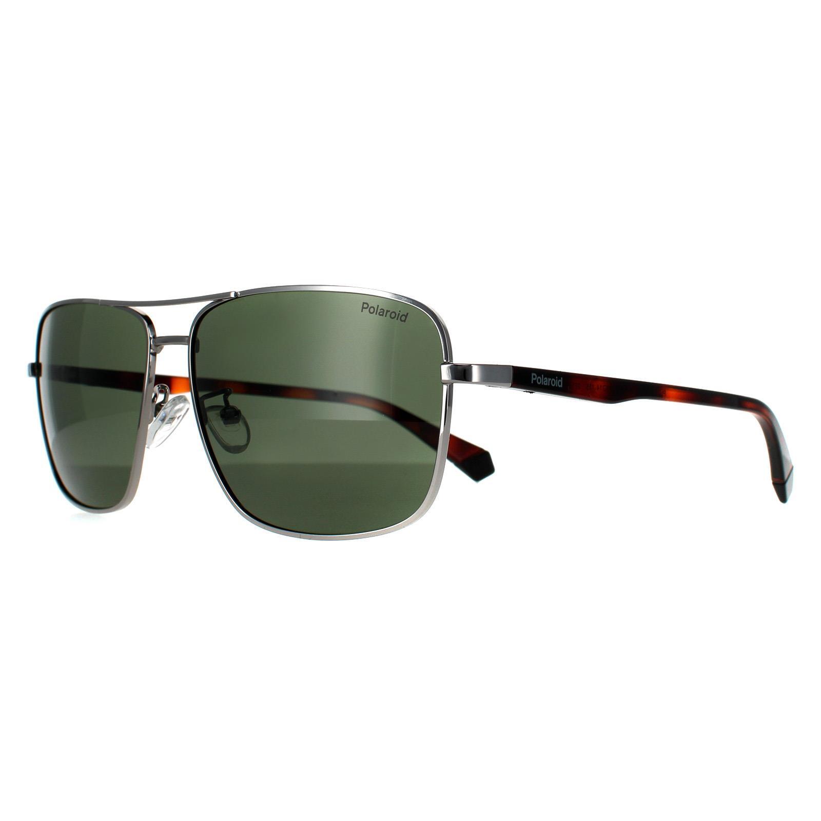 Lunettes de Soleil Polaroid PLD 2119/G/S 6LB Polarisées en Métal Homme 61 mm 2/4