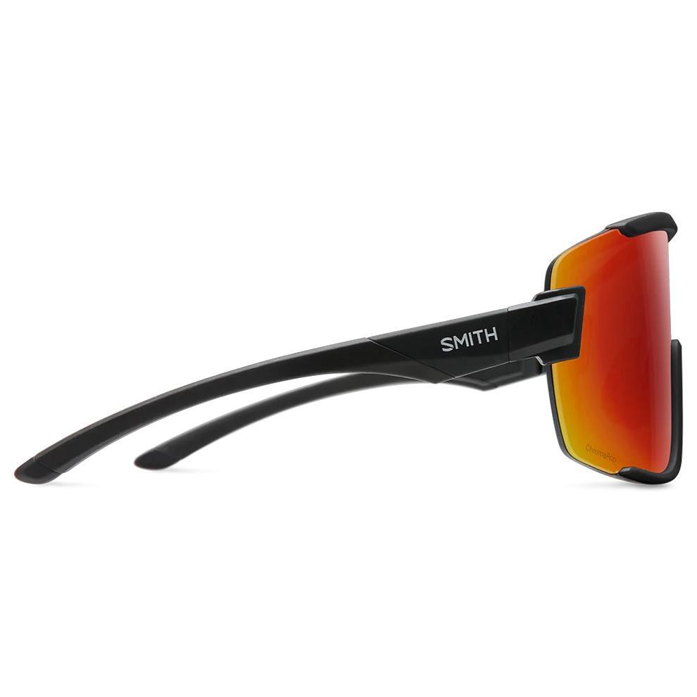 Paar SMITH SUNLIGHT WILDCAT Mat Zwart ChromaPop Red Mirror Goggles 3/7