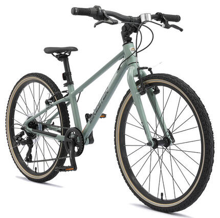 Vélo de ville 24" pour enfants 9 ans, VTC en aluminium léger 9 kg, 8 vitesses