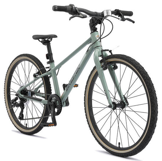 Vélo de ville 24" pour enfants 9 ans, VTC en aluminium léger 9 kg, 8 vitesses