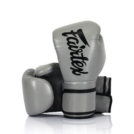 Gants de boxe Fairtex BGV14 Micro Fibres – Gris – 12 OZ