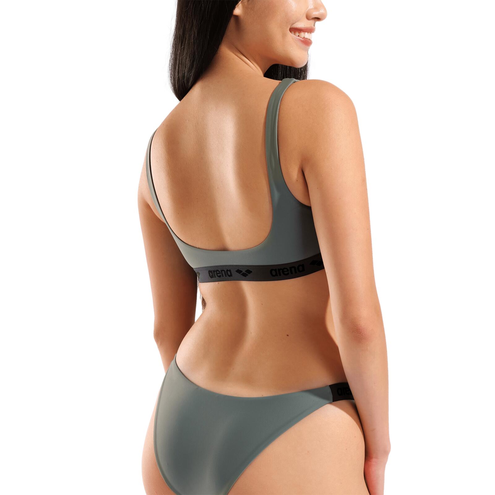 Maillot de bain deux-pièces Femme - Elastic Solid Bikini Bandeau 7/7