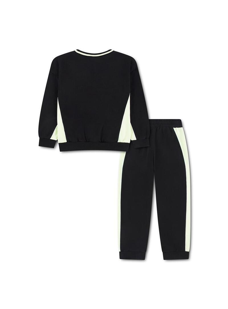 Conjunto para Niño Jordan Blocked  Negro 2/4
