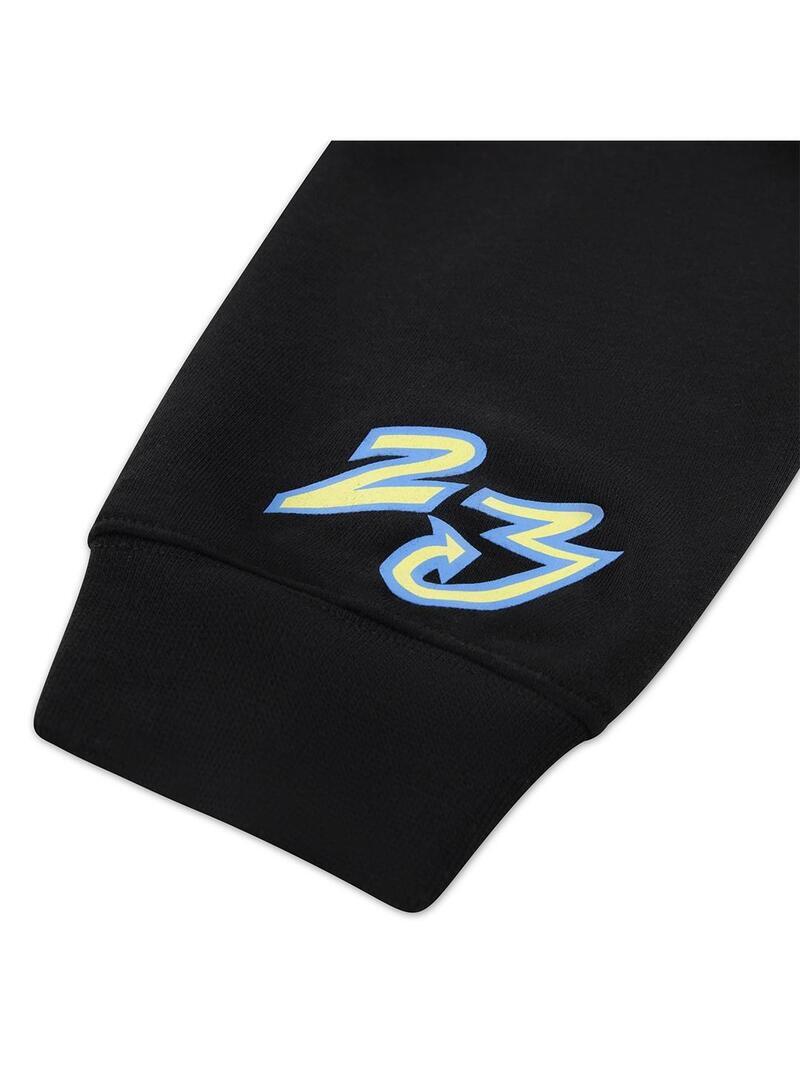 Pullover Fleece für Kinder Jordan Kids Dynasty Schwarz. 5/5