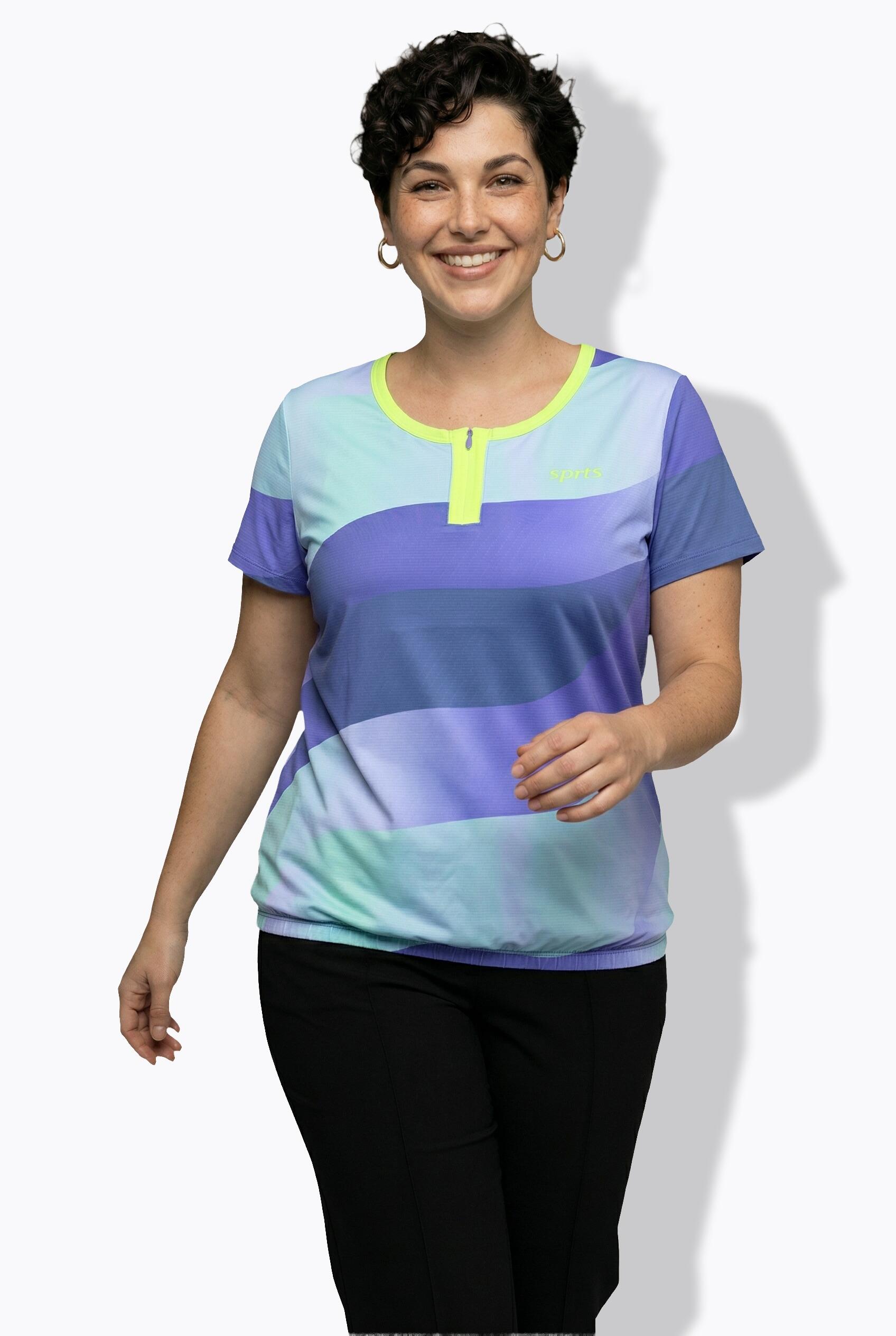 Femme Maillot de cyclisme technique poches col rond et manches courtes 4/7