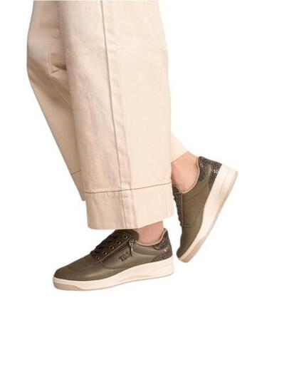Baskets made in France Femme - BRAZIP2 Kaki