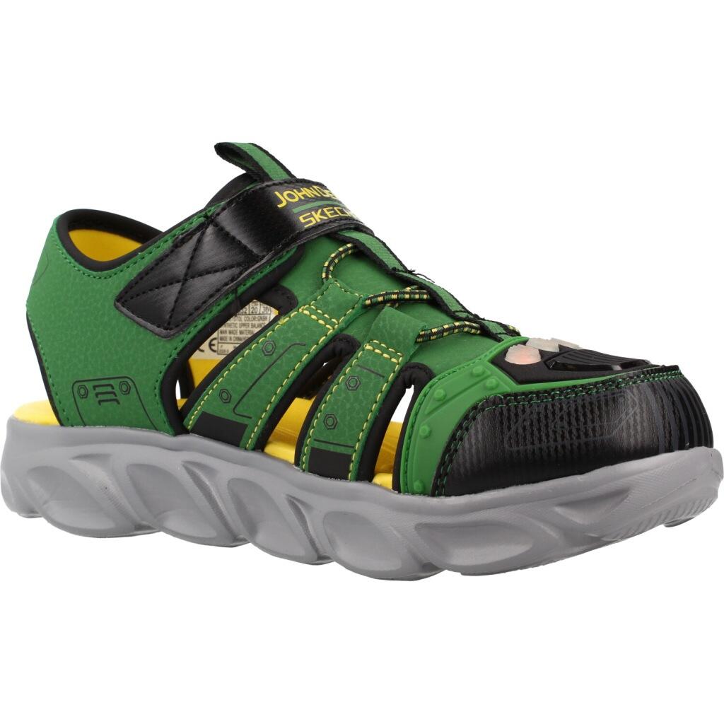 Sandalias Skechers S Lights-hypno-spla, Verde, Niños 5/5