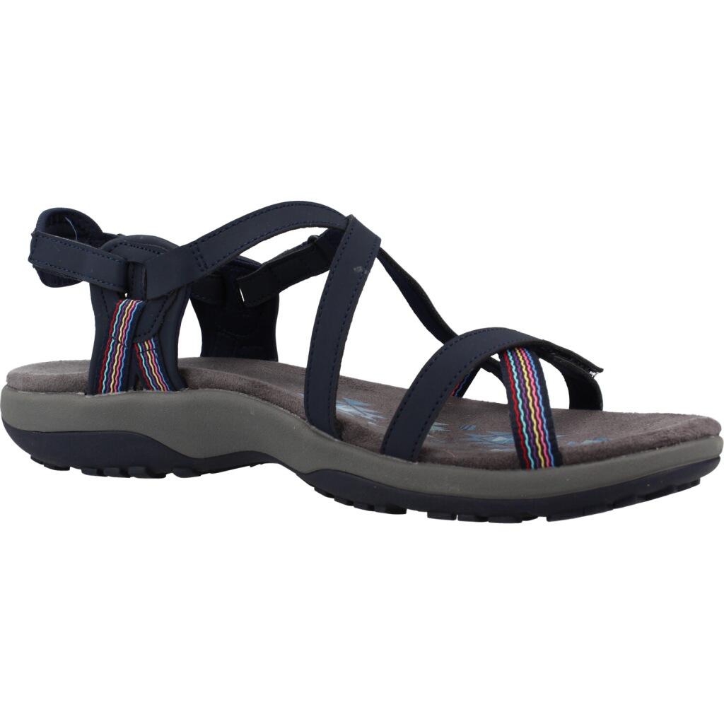 Chinelos Skechers Reggae Slim - Sun Array, Azul, Mulheres 5/6