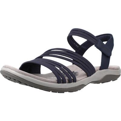 Sandalen skechers reggae slim - coffee, blauw, dames