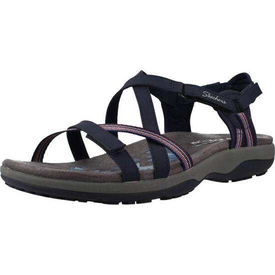 Sandalias Skechers Reggae Slim - Sun Array, Azul, Mujer