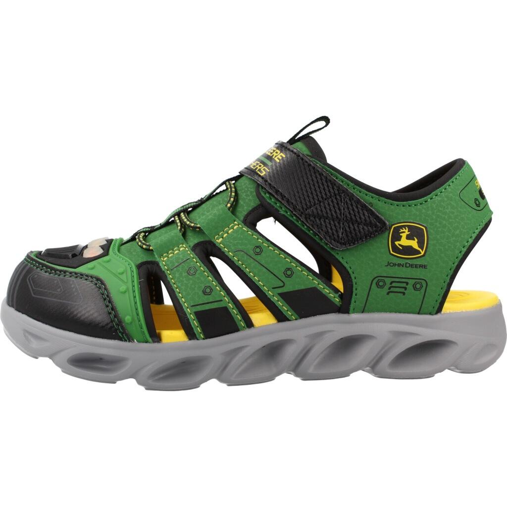 Sandalias Skechers S Lights-hypno-spla, Verde, Niños 2/5