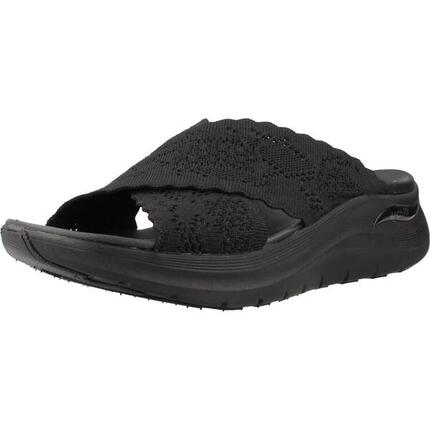 Slaan Skechers Arch Fit 2.0 Sandal-still The, Zwart, Dames